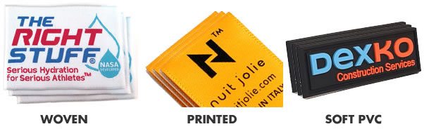 250 Iron On Clothing Labels - TAGLESS Iron On Heat Transfer Labels - Use On  Any Color Fabric - TWO Color Imprint