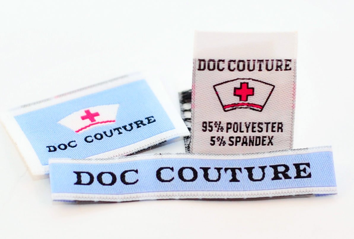 woven labels for medical apparel