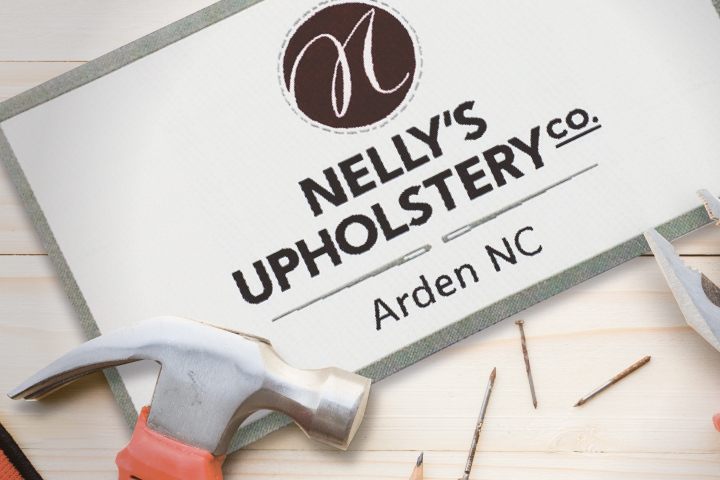 Nellys upholstery label 